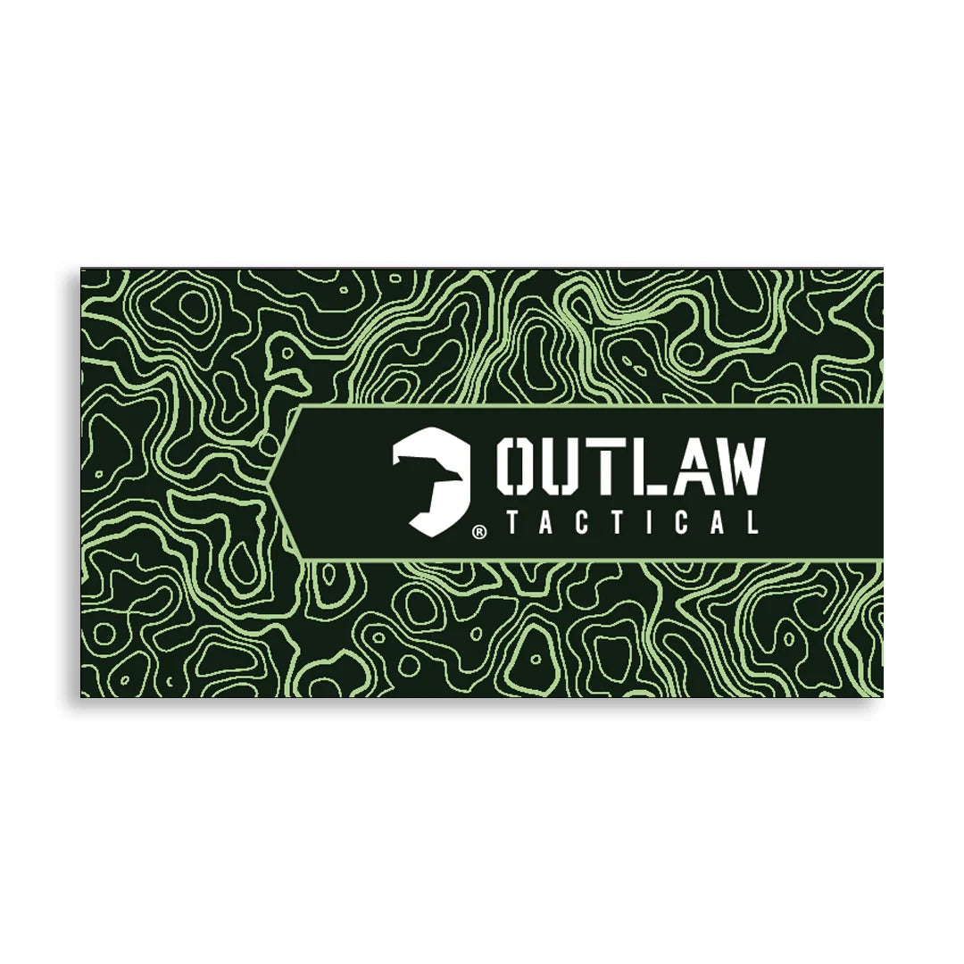 OutLaw Eyewear NVG camo glasses cleaning pouch for cleaning and protecting eyewear, with camouflage pattern and compact design.