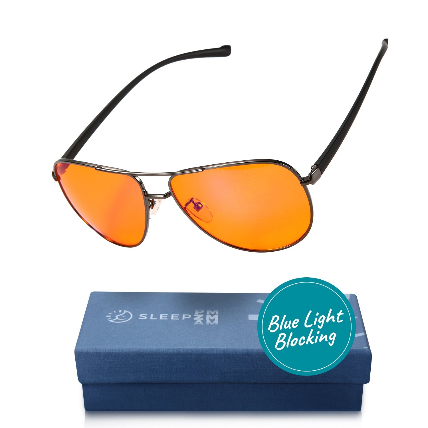 Aviator Night Blue Light Blocking Glasses