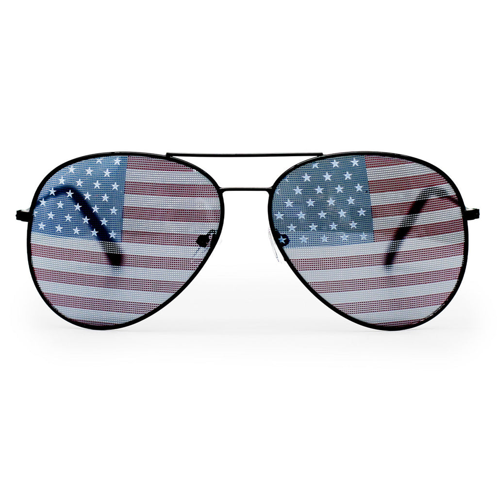 TopFoxx Patriot Eyes Aviator Sunglasses