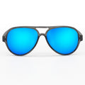 TopFoxx Poseidon Mirrored Blue Tangle-Free Floating Aviator Sunglasses