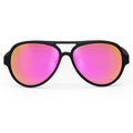 TopFoxx Poseidon Mirrored Pink Tangle-Free Floating Aviator Sunglasses