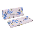 Peacock Print Vegan Leather Glasses Case