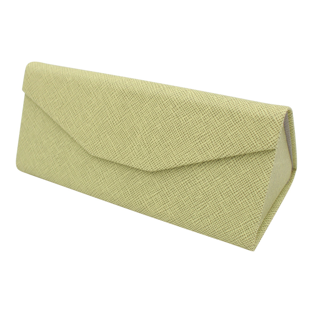 Olive Vegan Leather Glasses Case