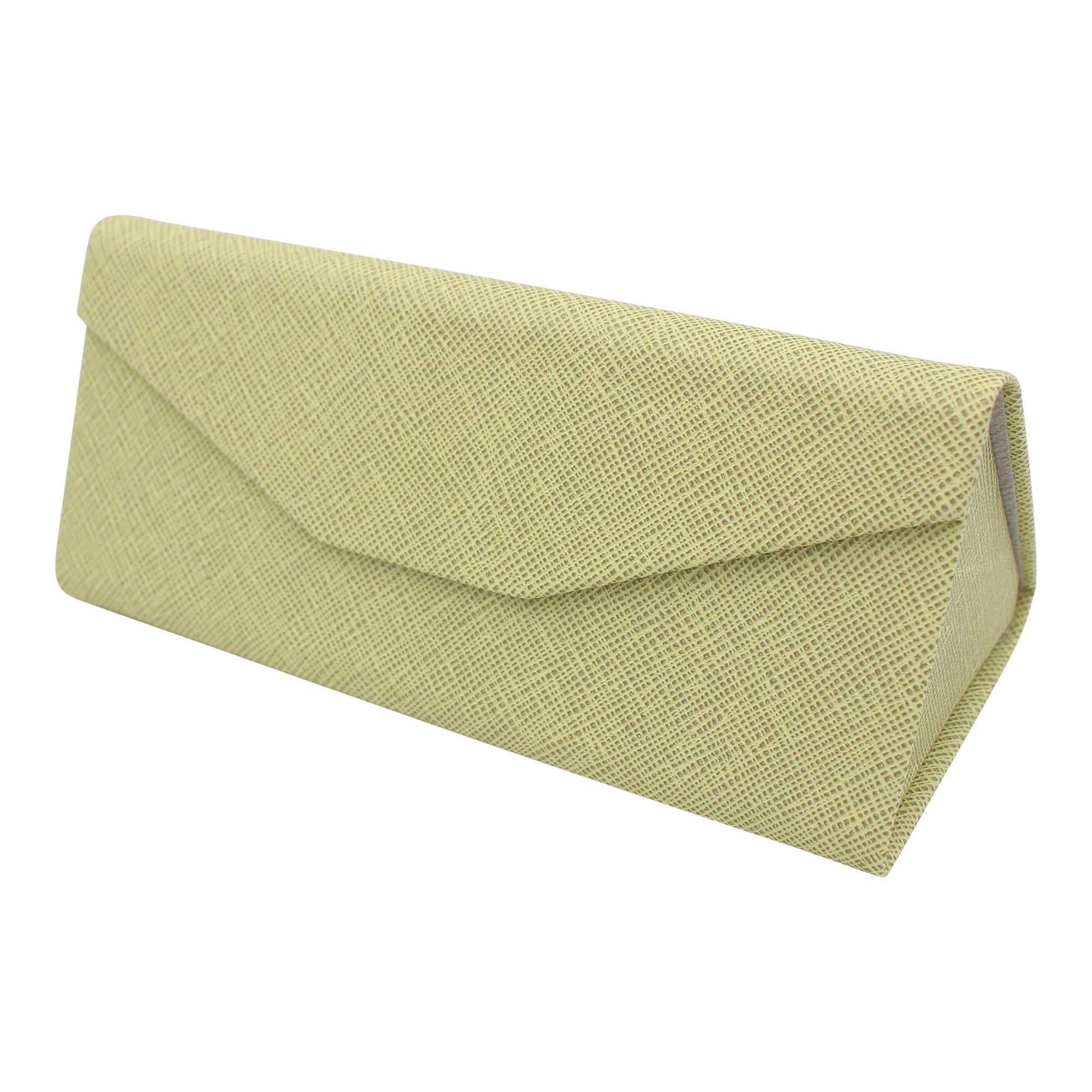 Olive Vegan Leather Glasses Case