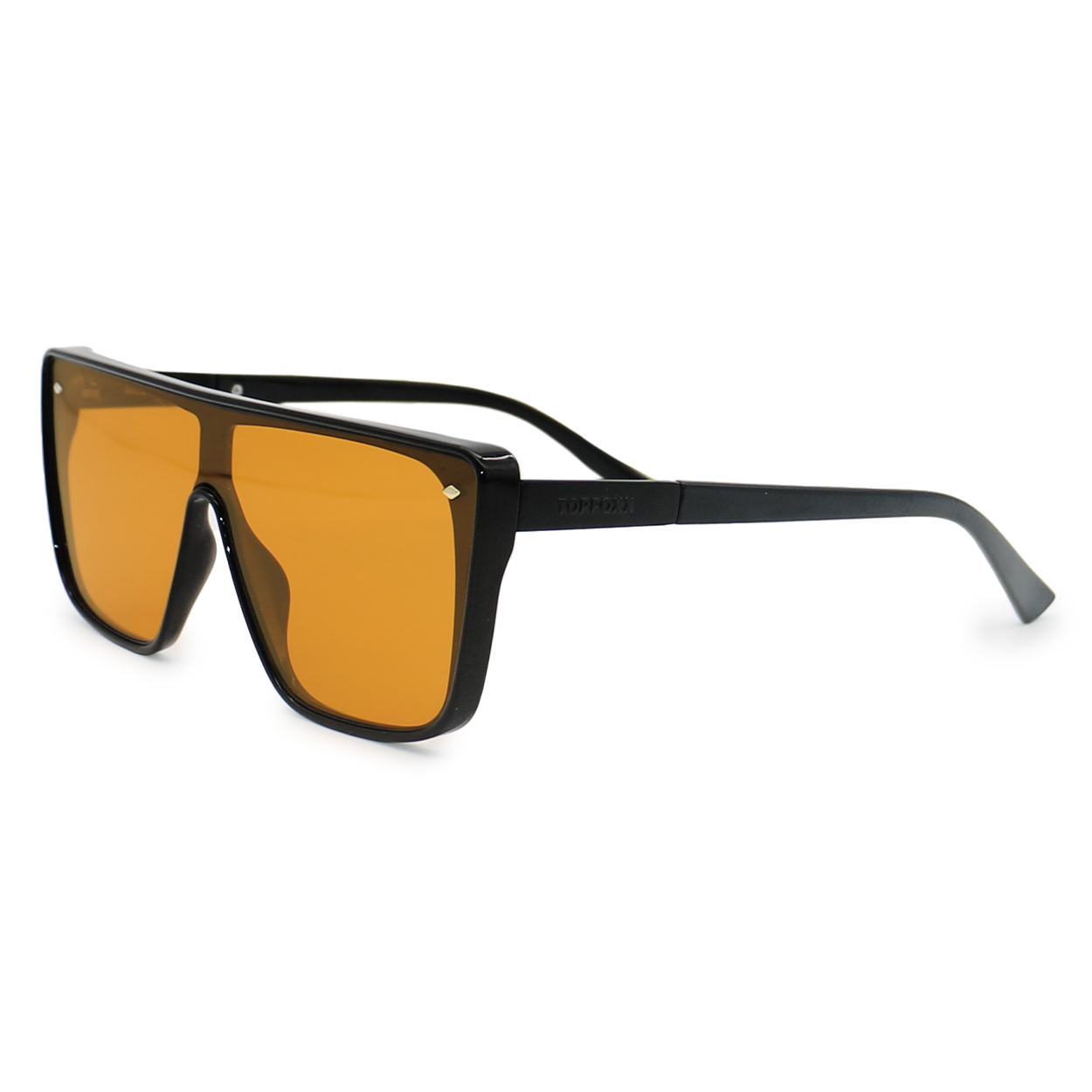 TopFoxx Sustainable Rayz Yellow Square Sunglasses