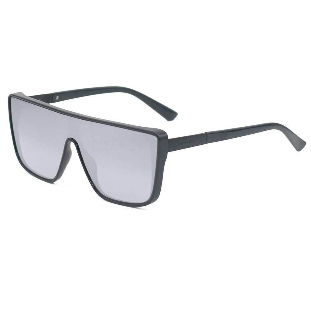 TopFoxx Sustainable Rayz Chrome Square Sunglasses