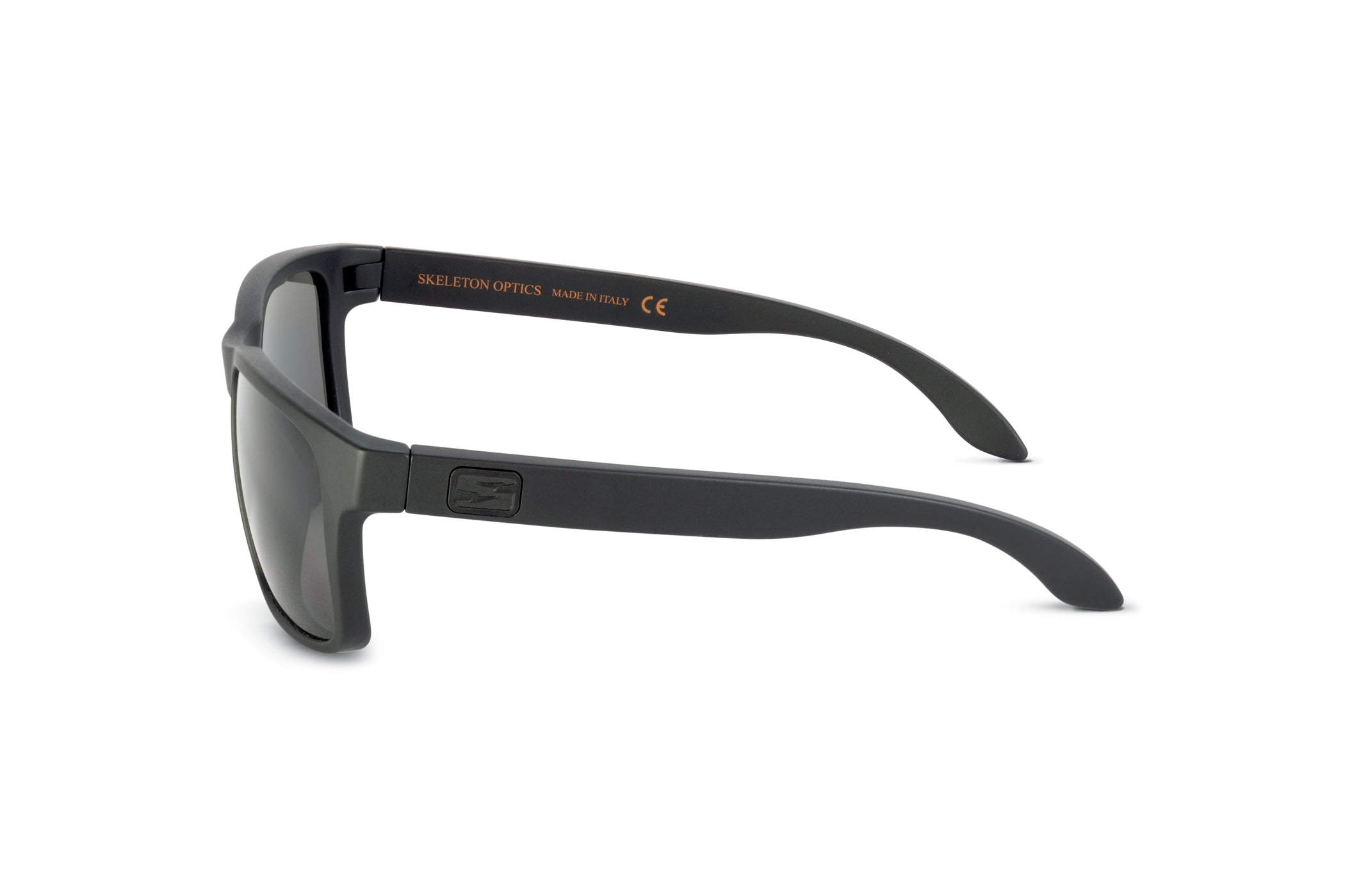 Skeleton Optics Decoy Blackout Polarized Sunglasses | Matte Black, Zeiss Lenses