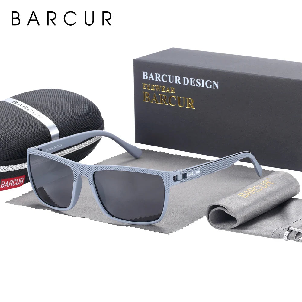 BARCUR Polarized Sunglasses – TR90 Frame, UV400 Men's
