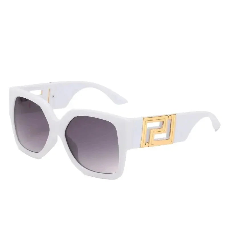 Oversized Vintage Round Sunglasses for Women — UV400