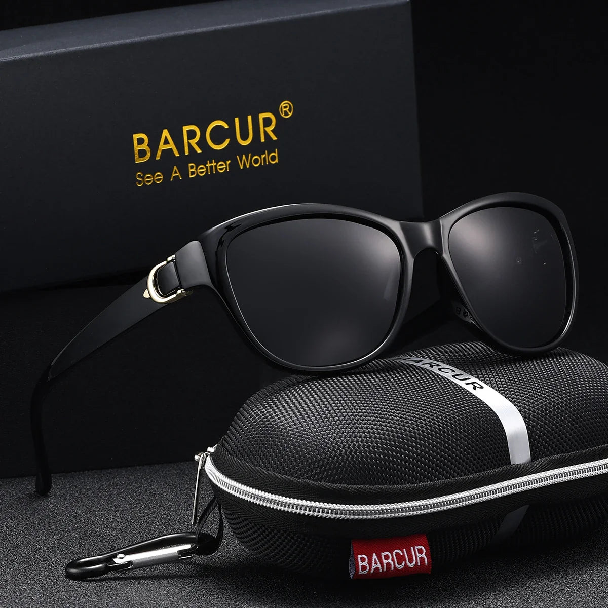 BARCUR Polarized Round Sunglasses – UV400 Unisex
