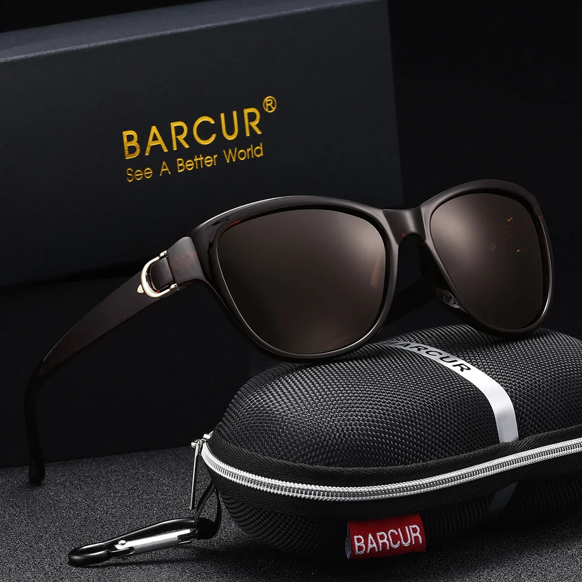 BARCUR Polarized Round Sunglasses – UV400 Unisex