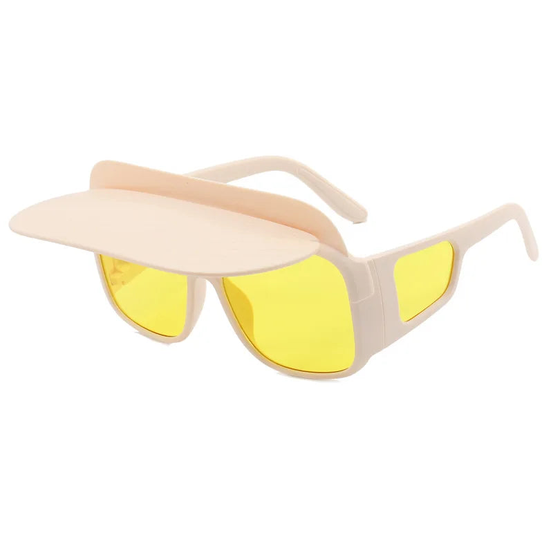 Polarized Sunglasses with Removable Visor for Women