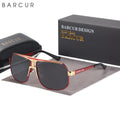 BARCUR Polarized Oval Sunglasses – UV400 Men's