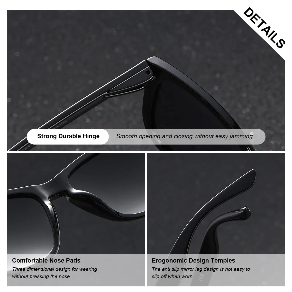 Stevvex BARCUR fashion transparent polarized UV400 sunglasses with sleek frame, reflective lenses, and modern style.