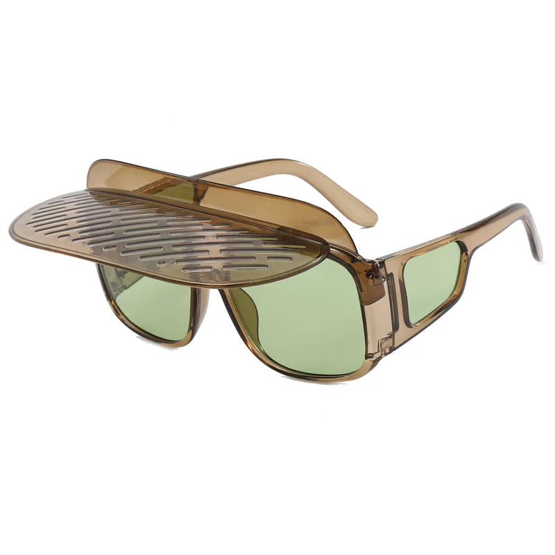 Polarized Sunglasses with Removable Visor for Women