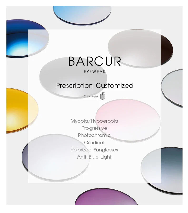 BARCUR Polarized Oval Sunglasses – UV400 Men's