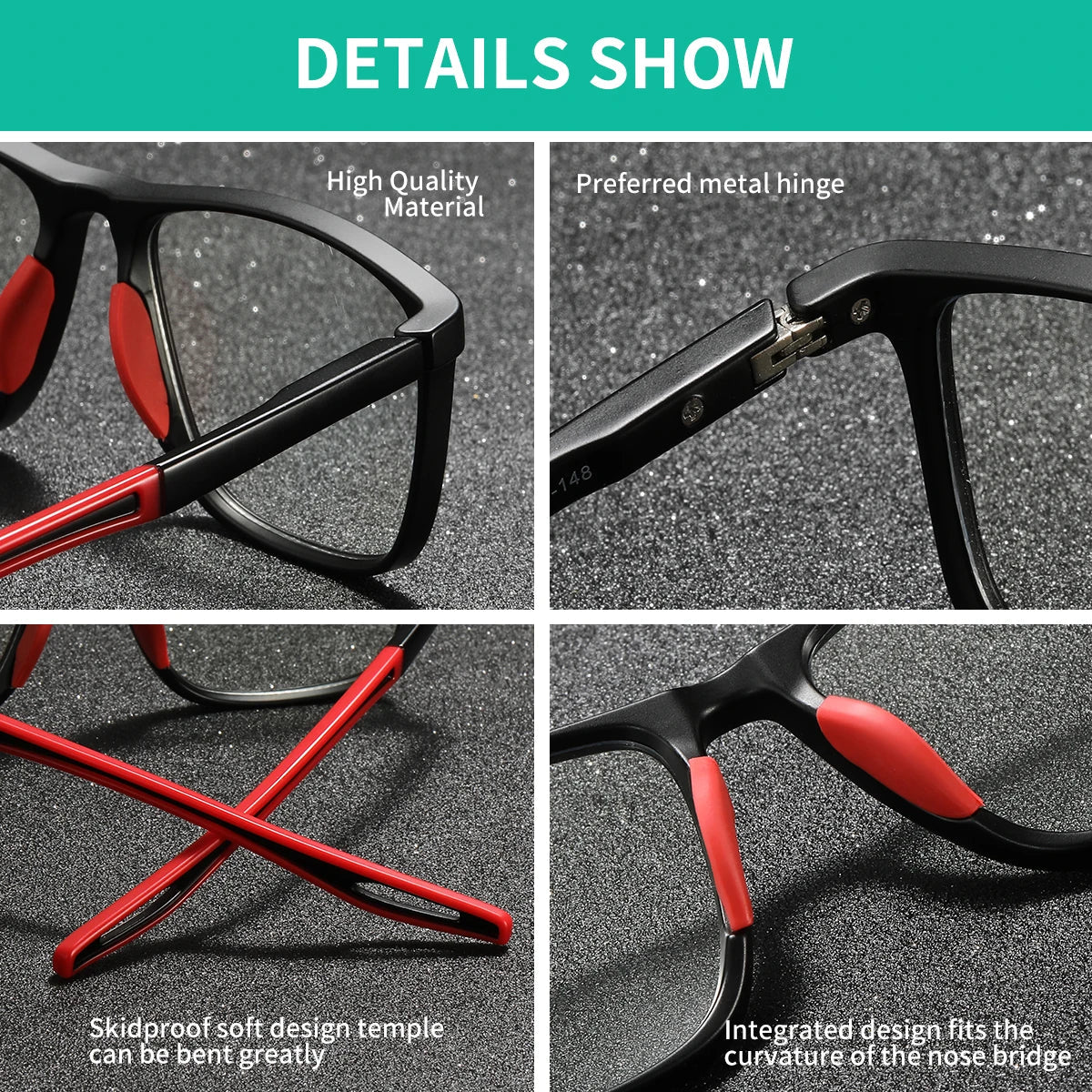 Blue Light Blocking Reading Glasses – Sports Style, Anti-Eye Strain