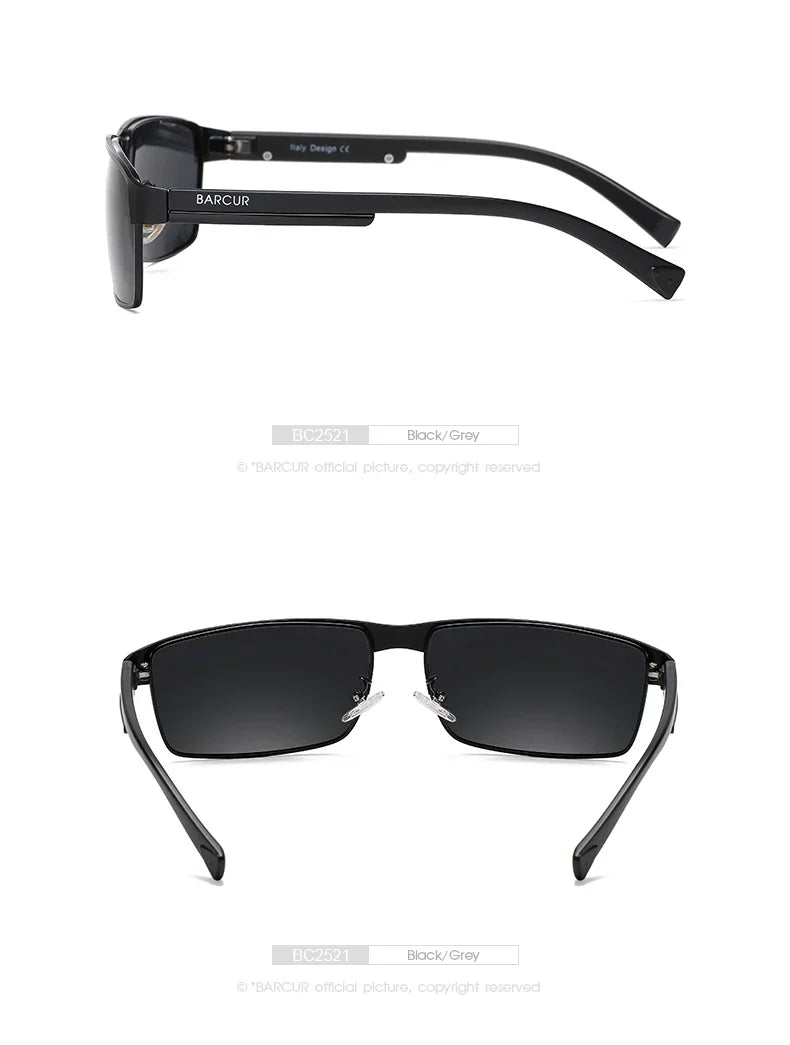 BARCUR Polarized Business Sunglasses – UV400 Men's