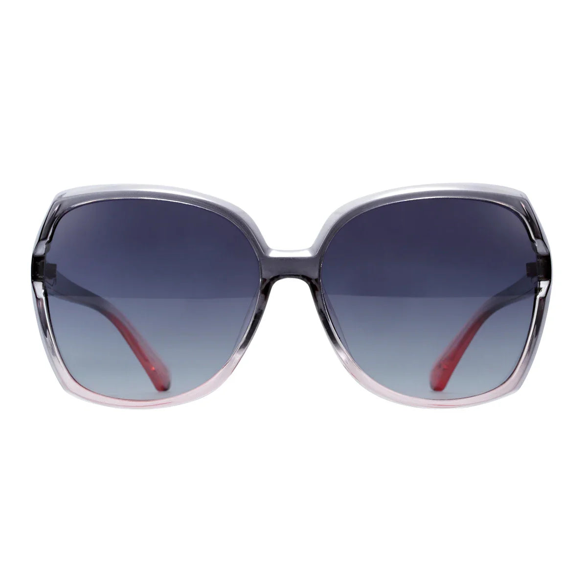 Stevvex BARCUR oversized polarized UV400 sunglasses with dark tinted lenses and thick black frames.