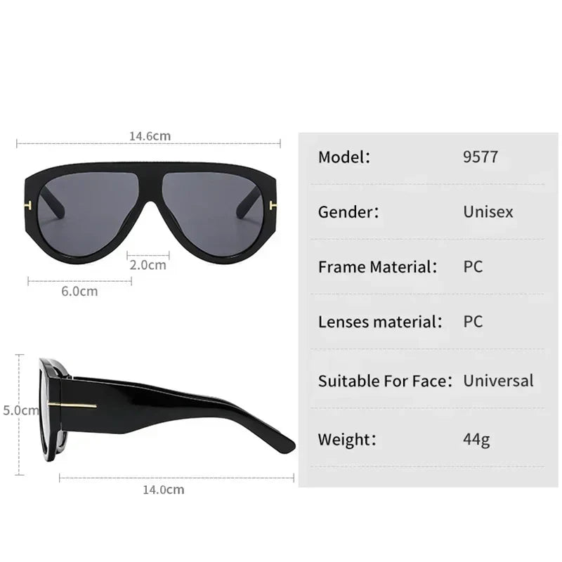 Vintage Aviator Pilot Sunglasses for Women