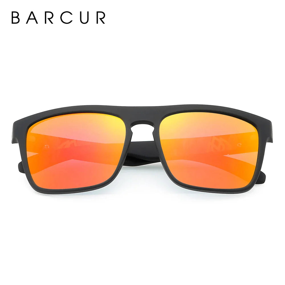 Men's Polarized Square Sunglasses – UV400 Anti-Glare Driving