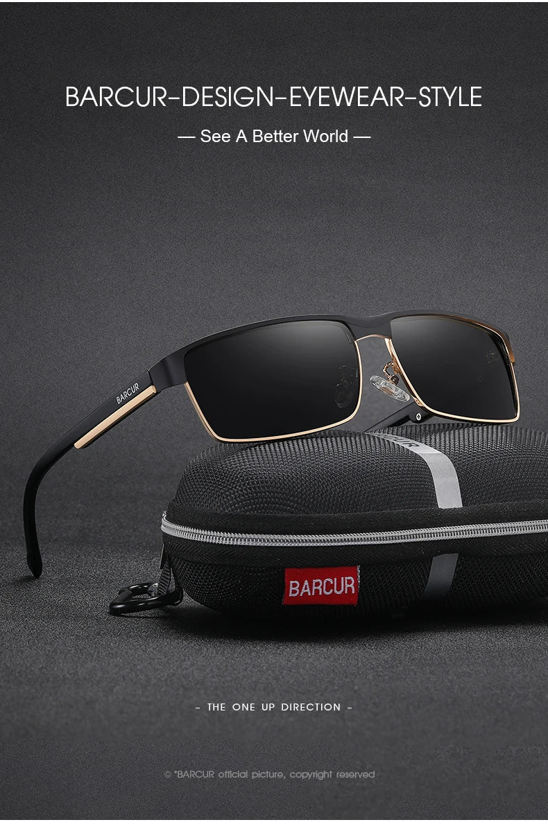 BARCUR Polarized Business Sunglasses – UV400 Men's