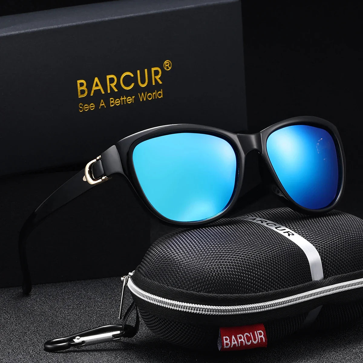 BARCUR Polarized Round Sunglasses – UV400 Unisex