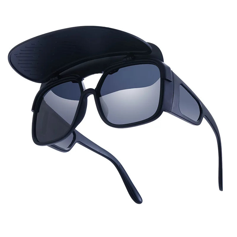 Polarized Sunglasses with Removable Visor for Women