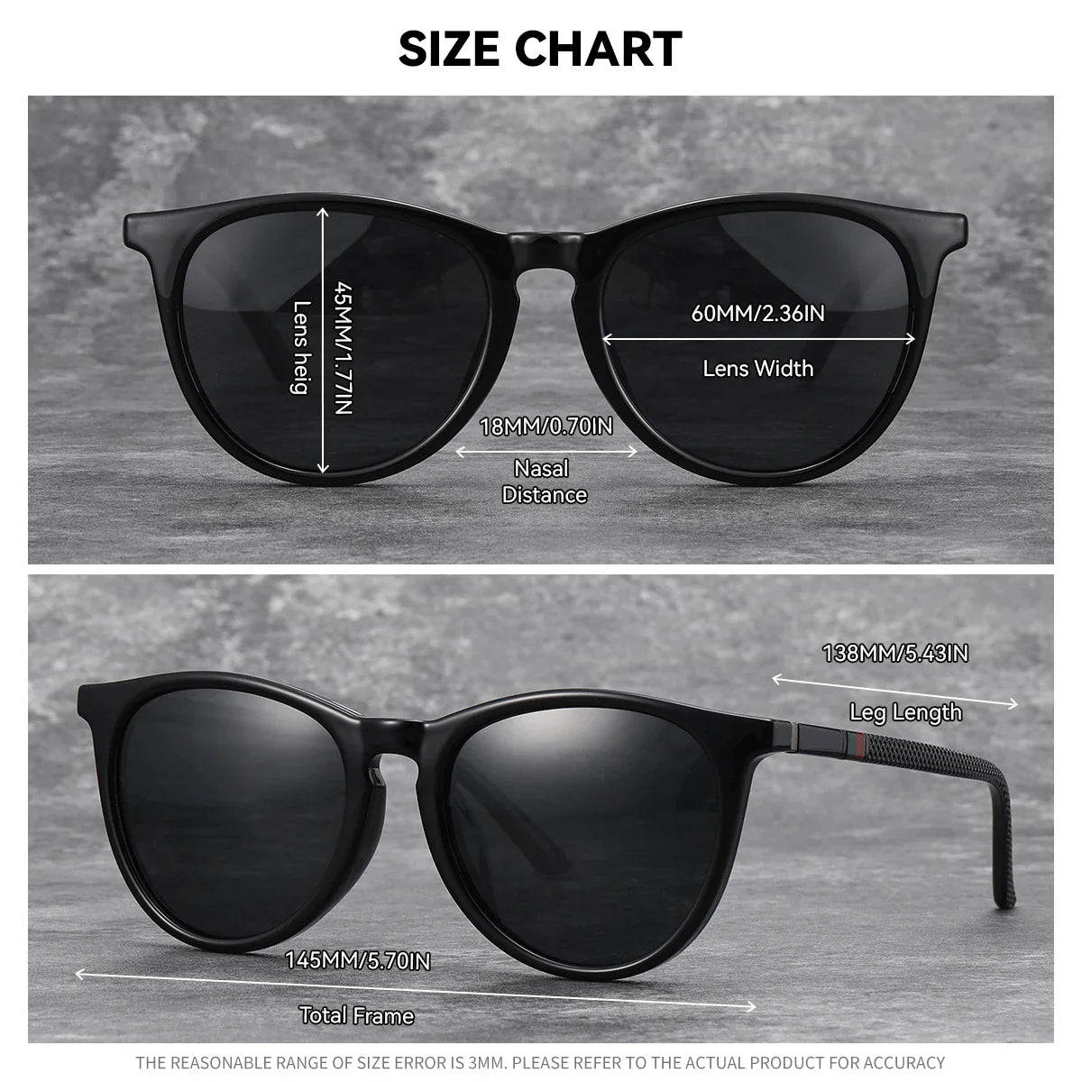 BARCUR Polarized Cat Eye Sunglasses for Women