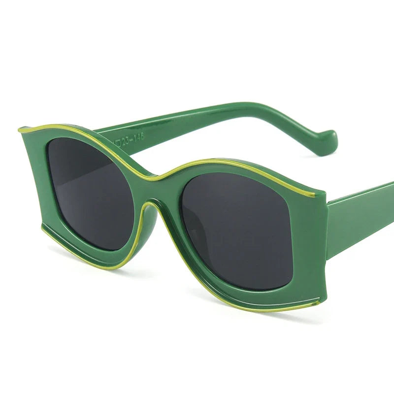 Colorful Oversized Retro Sunglasses — Photochromic UV400