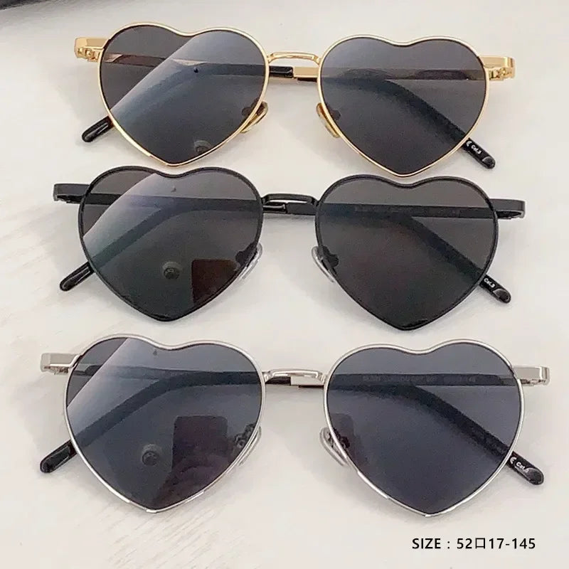 Heart-Shaped Photochromic Sunglasses for Women — UV400