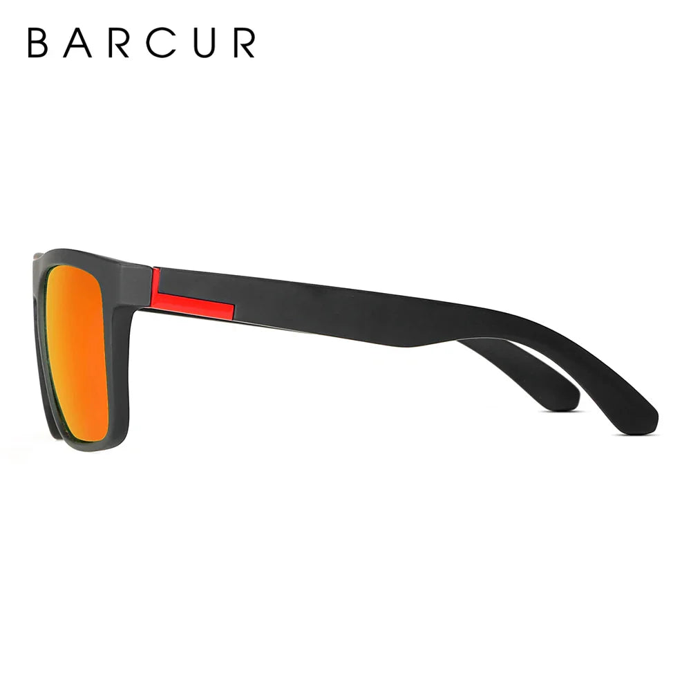 Men's Polarized Square Sunglasses – UV400 Anti-Glare Driving
