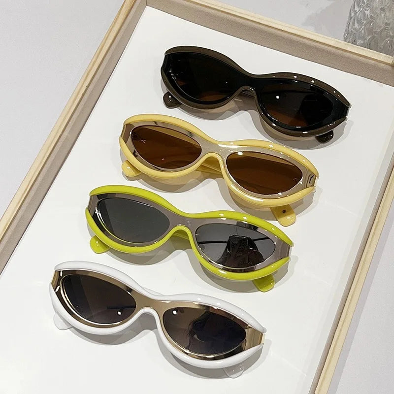 Oval Cat Eye Sunglasses for Women — UV400