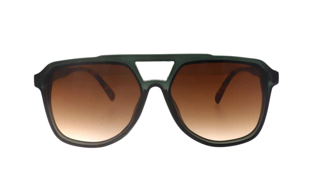 Epoch Eyewear San Juan Telluride Oversized Aviator Sunglasses – Gradient Brown Lens