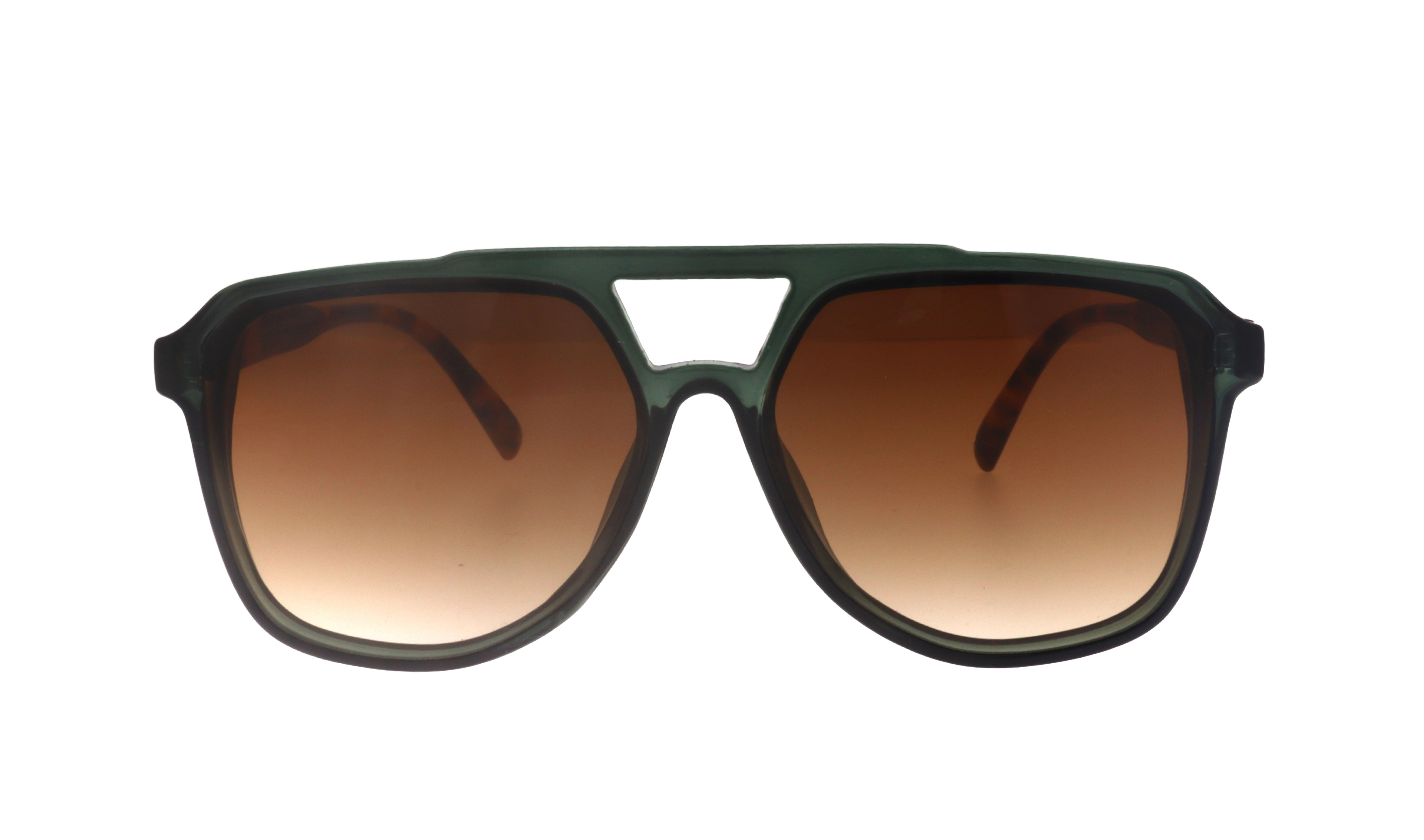 Epoch Eyewear San Juan Telluride Oversized Aviator Sunglasses – Gradient Brown Lens