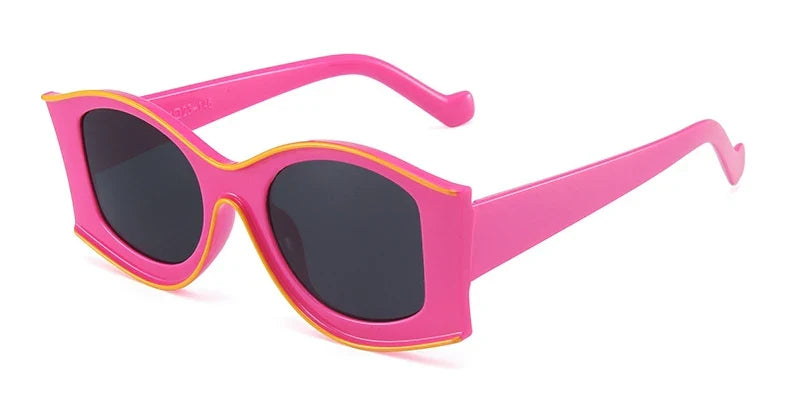 Colorful Oversized Retro Sunglasses — Photochromic UV400