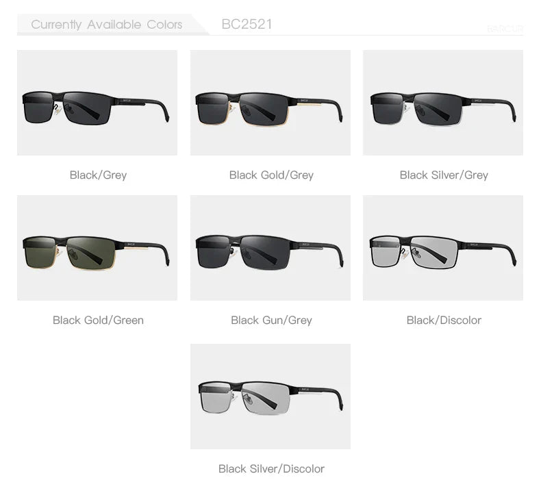 BARCUR Polarized Business Sunglasses – UV400 Men's