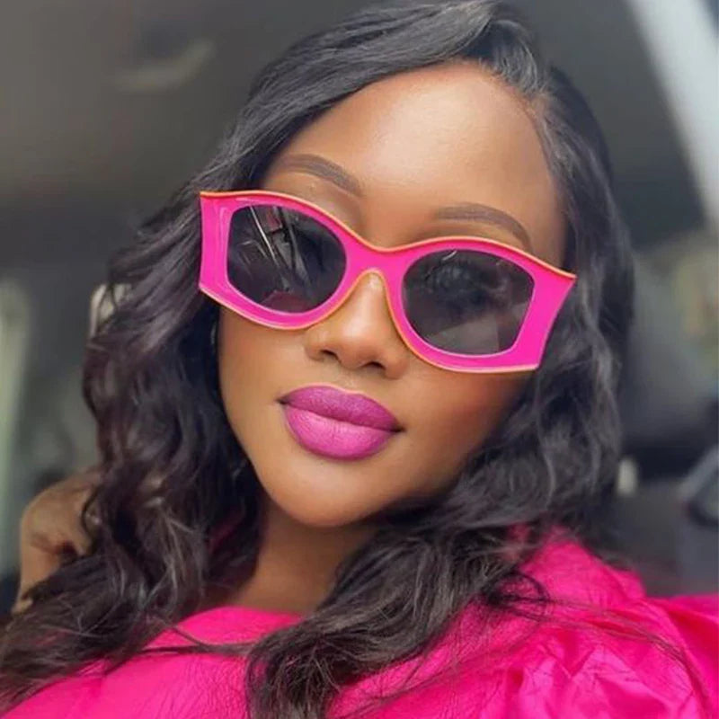 Colorful Oversized Retro Sunglasses — Photochromic UV400