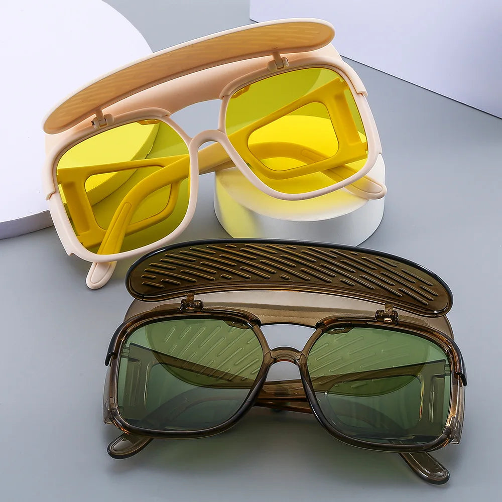 Polarized Sunglasses with Removable Visor for Women