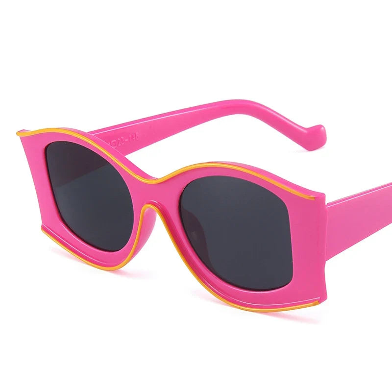 Colorful Oversized Retro Sunglasses — Photochromic UV400