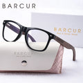 Stevvex BARCUR natural wood polarized oval sunglasses for women, featuring a stylish wooden frame and polarized lenses.
