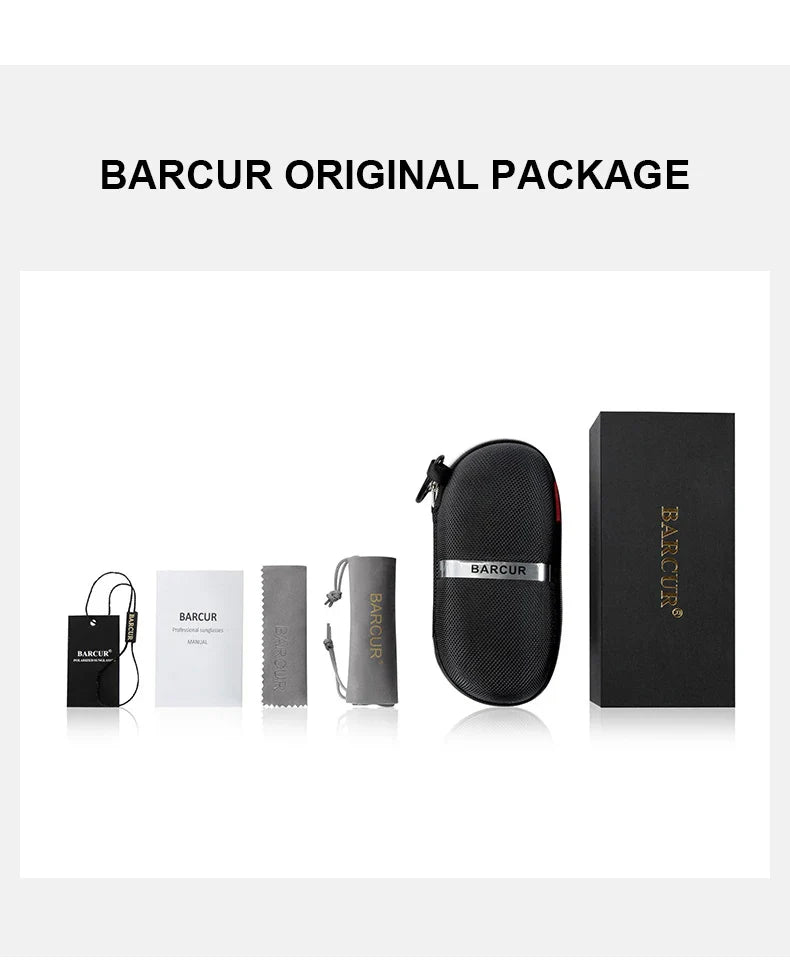 Stevvex BARCUR polarized UV400 gradient sunglasses with tinted lenses and sleek black frame, designed for stylish sun protection.