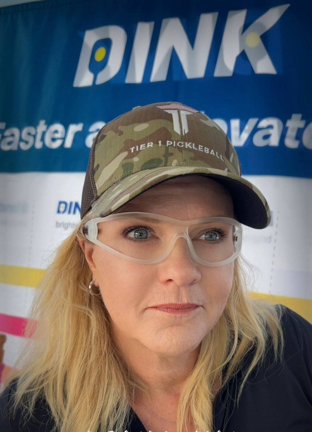 Dink Eyewear Opaque Pickleball Shield – Fog-Free Sport Glasses for Court Play