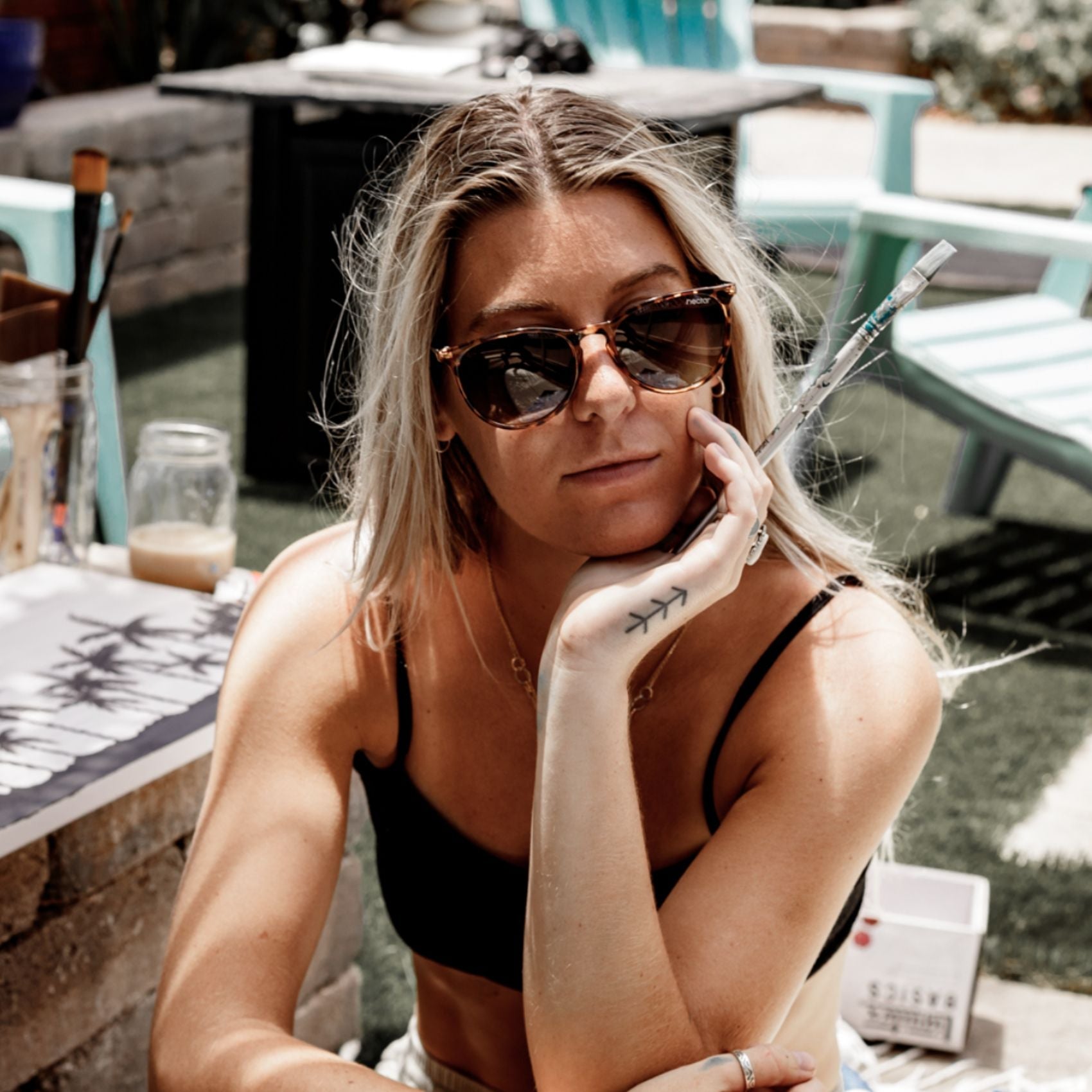 Shockoe Oversized Round Sunglasses | Nectar