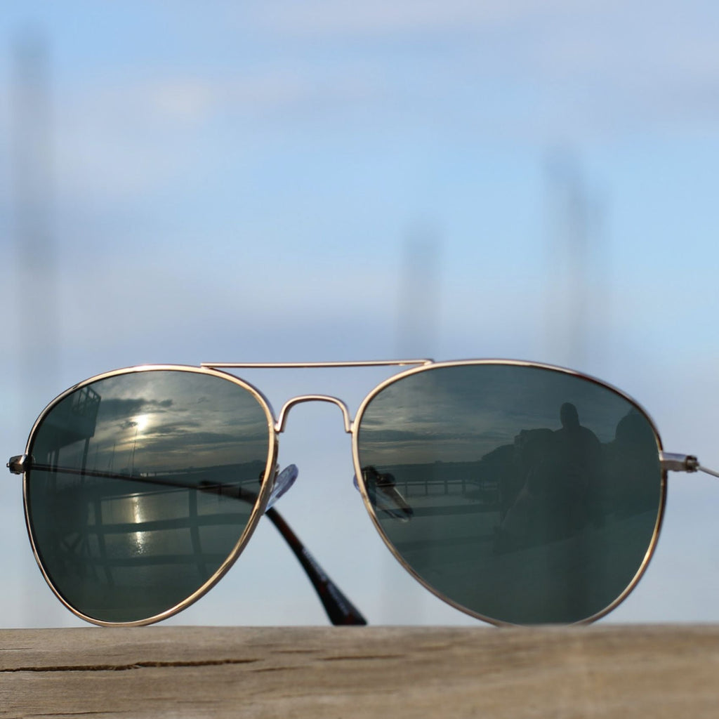 Kitty Hawk Polarized Aviator Sunglasses – Stainless Steel | Nectar