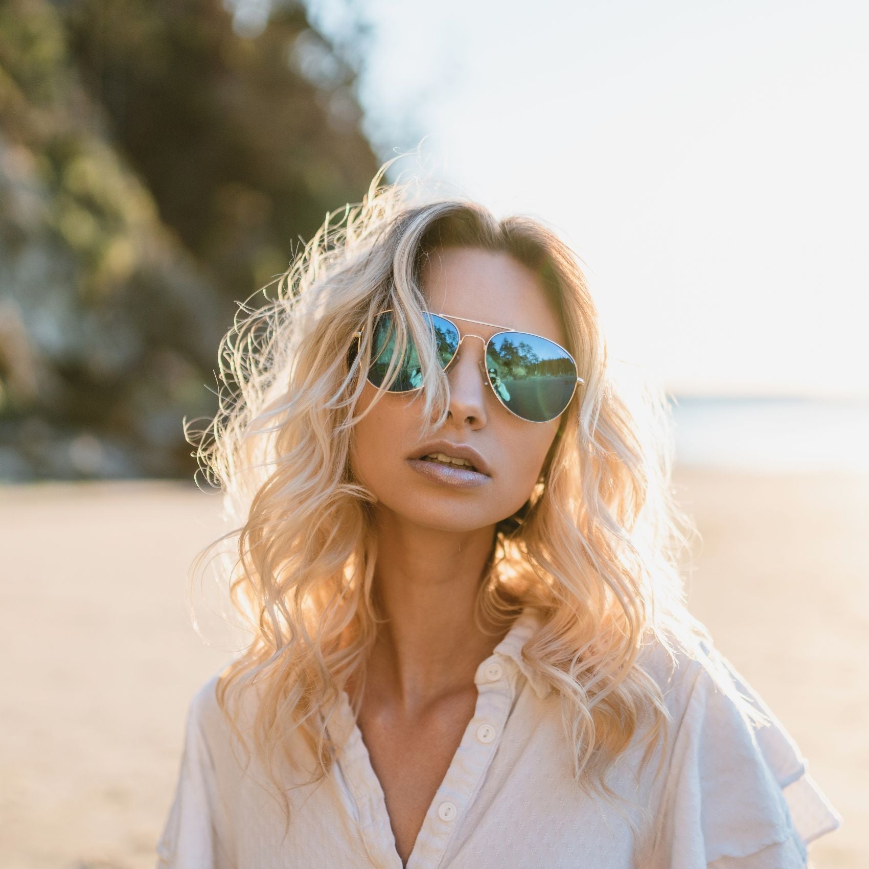 Kitty Hawk Polarized Aviator Sunglasses – Stainless Steel | Nectar