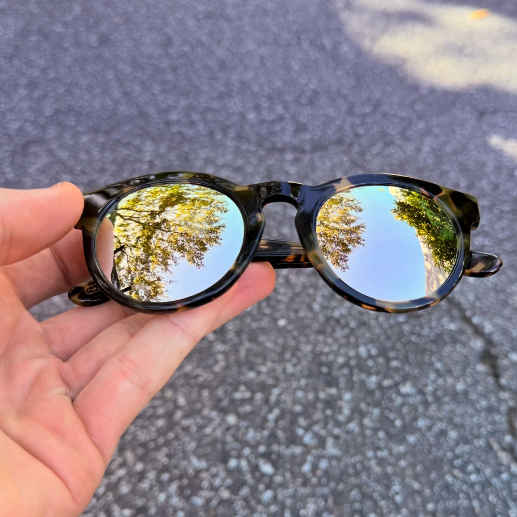 Anna Ruby Round Sunglasses – Biodegradable Acetate & UV Protection | Nectar
