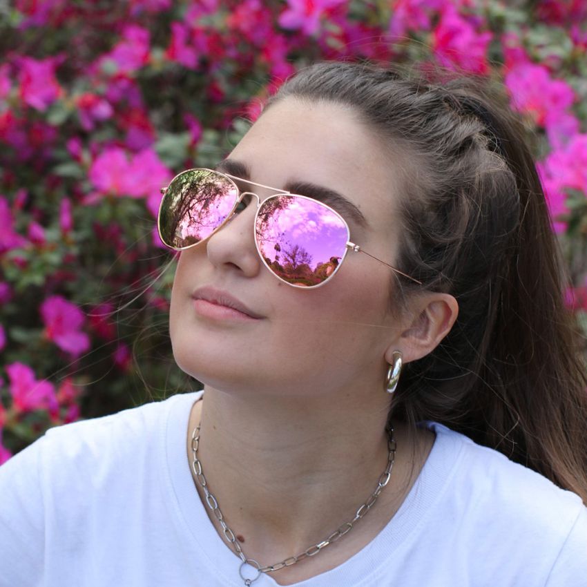 Kitty Hawk Polarized Aviator Sunglasses – Stainless Steel | Nectar