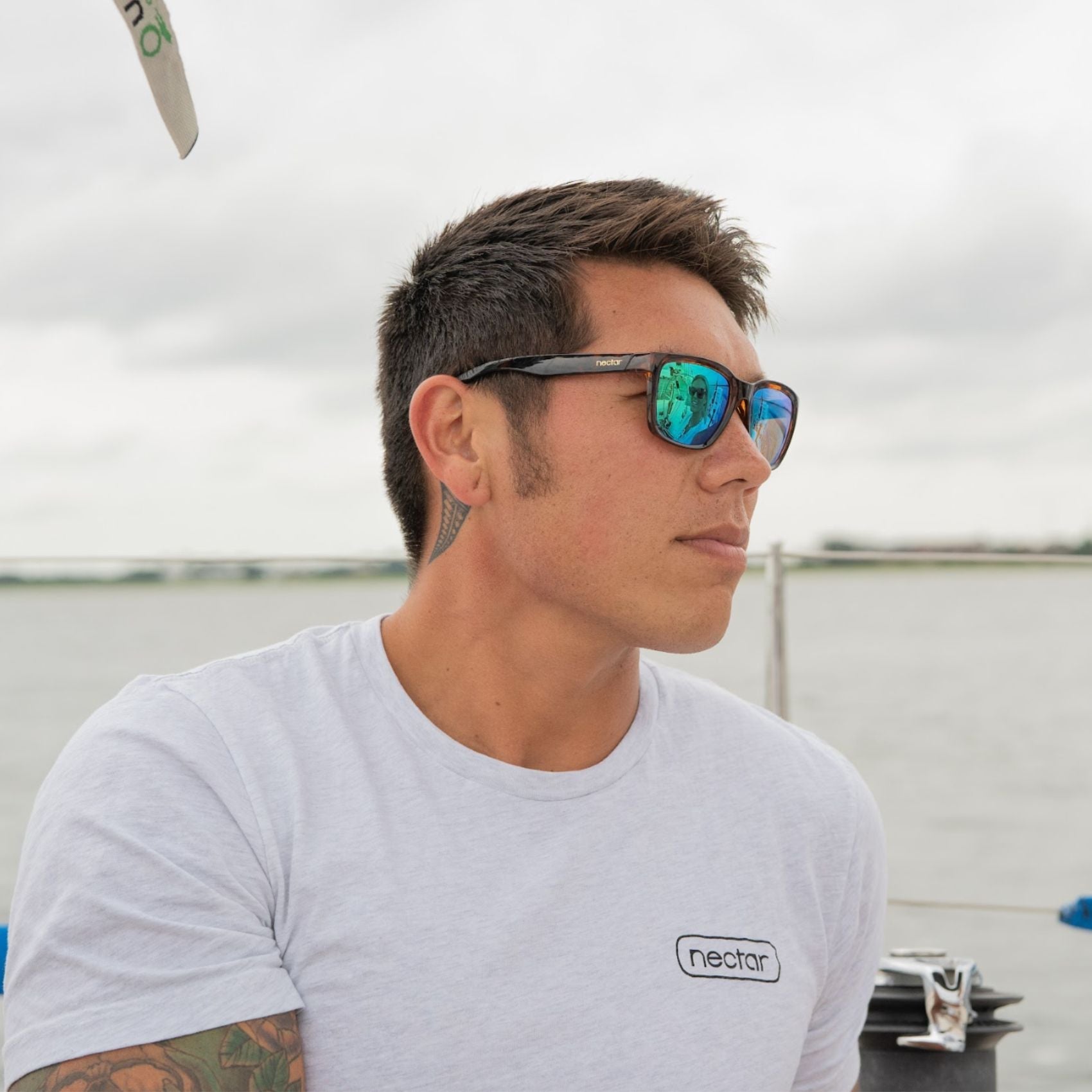 Folly Polarized Wrap Sunglasses – TR90 Frames with Rubber Grip | Nectar