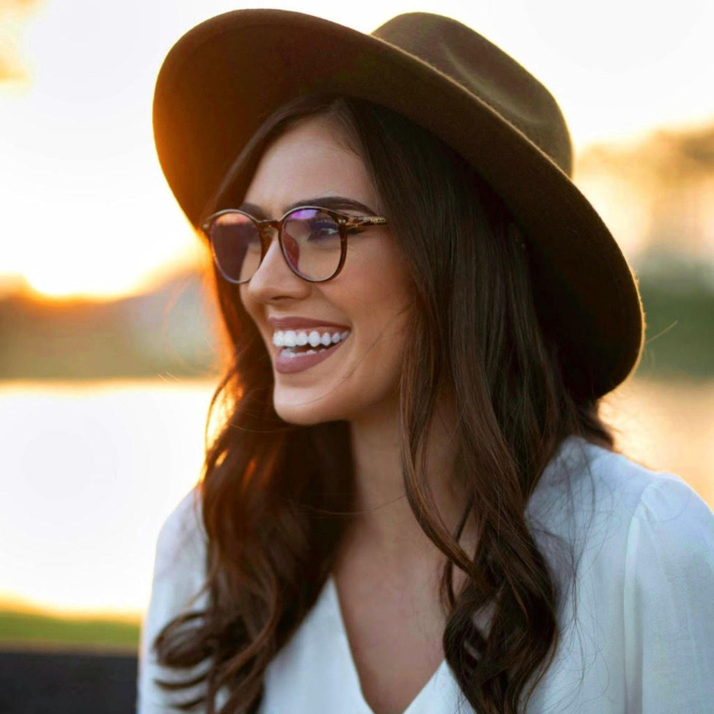 Cambridge Blue Light Blocking Glasses – Round Unisex Frames | Nectar